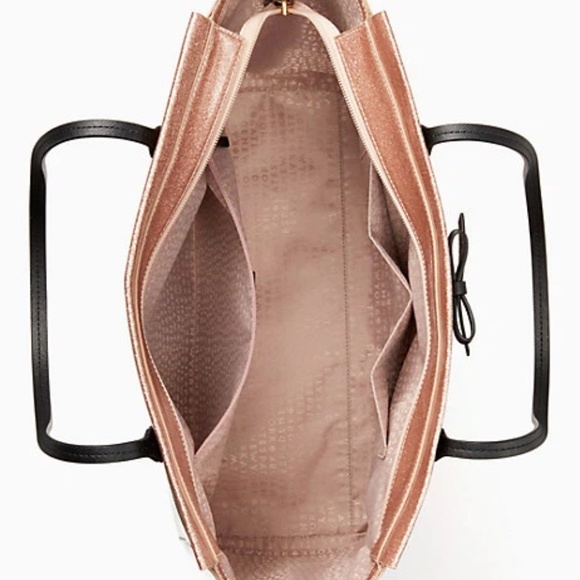 kate spade Rose Gold Glitter Handbag and Wallet - Picture 4 of 7